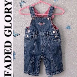 Denim Overalls Faded Glory